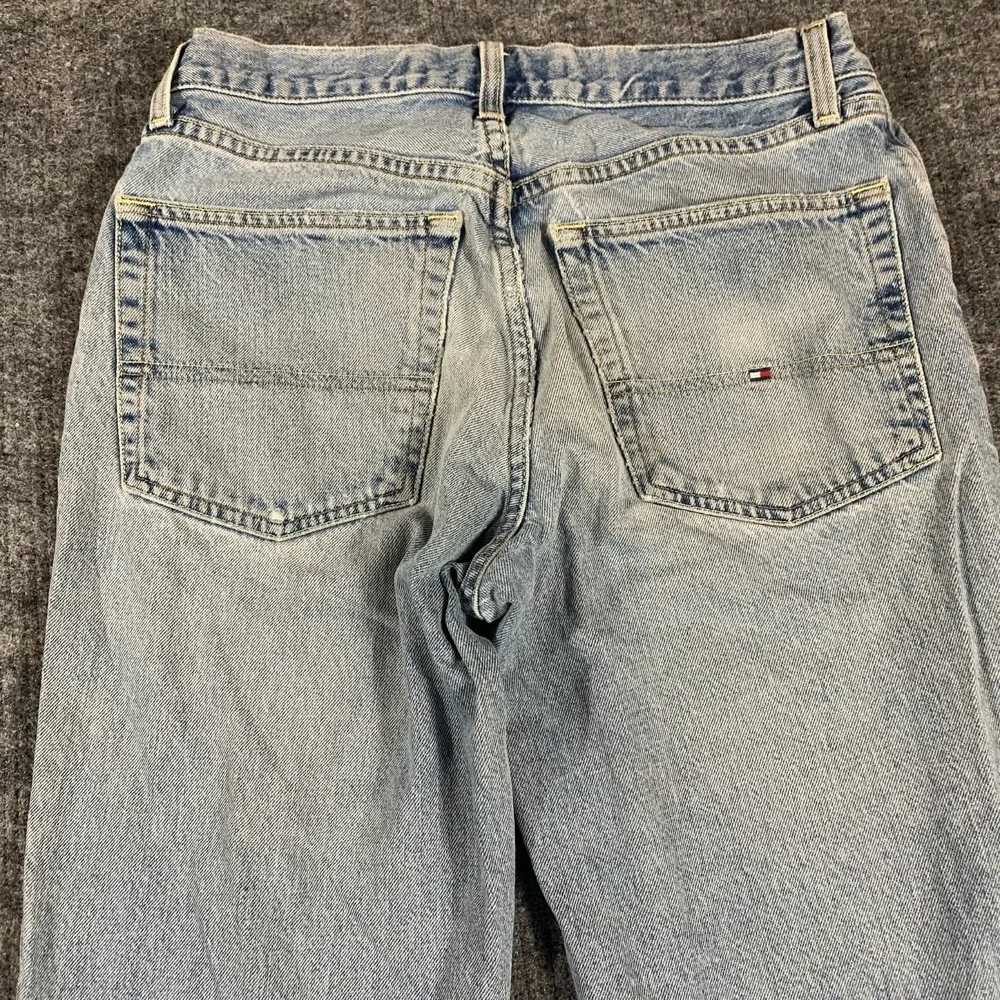 Vintage Tommy Hilfiger Jeans Mens 32x34 Fits‎ 30x32 Blue Denim Faded Distressed